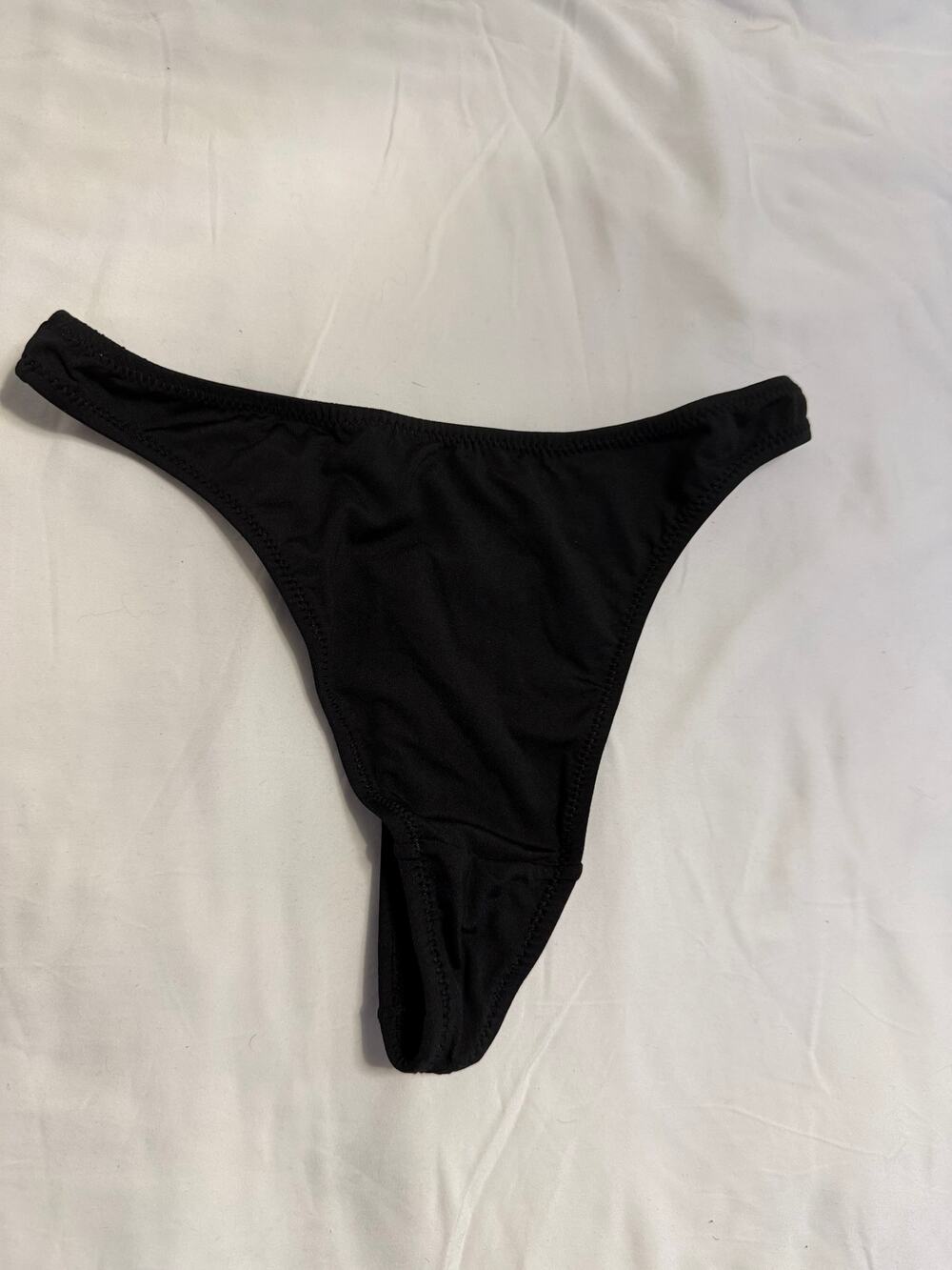 NWT Vintage Maidenform Thong – Black – Size S/5